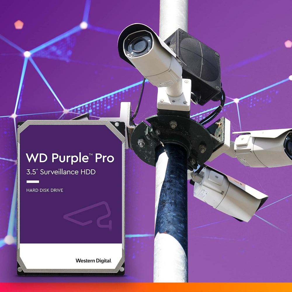 Western Digital 14TB WD Purple Pro Surveillance Internal Hard Drive HDD - SATA 6 Gb/s, 512 MB Cache, 3.5"