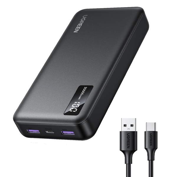 UGREEN 10000mAh 20W Two-Way Fast Charging Power Bank