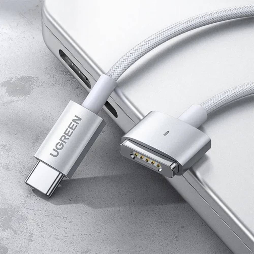 Ugreen 85W USB-C to Magsafe 2 Braided Charging Cable for MacBook Pro / Air – 2m