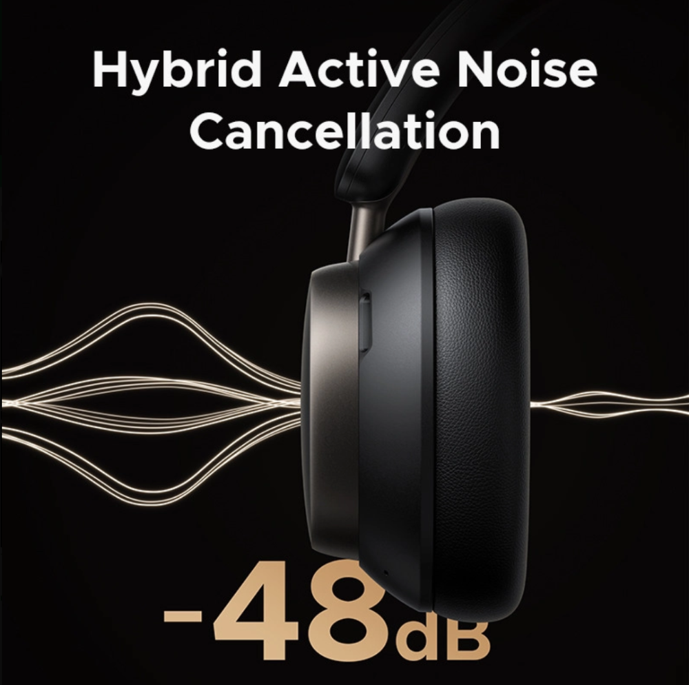 UGREEN Studio Pro Hybrid Active Noise Cancelling Headphones Black