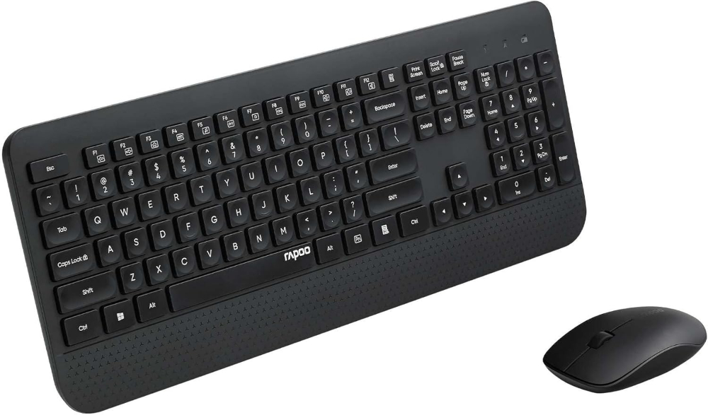Wireless Combo Rapoo Wireless Optical Mouse & Keyboard BLACK